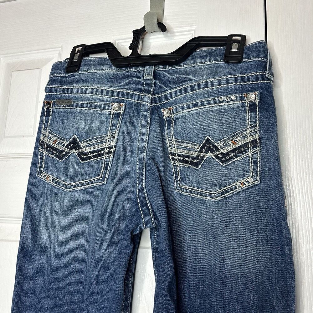 Ariat Boys 16 Slim B5 Bootcut Jeans Medium Wash Western - Picture 9 of 10